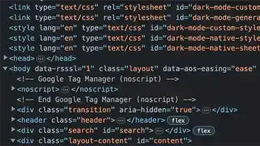 Image of source code.