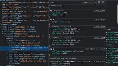 Image of source code.